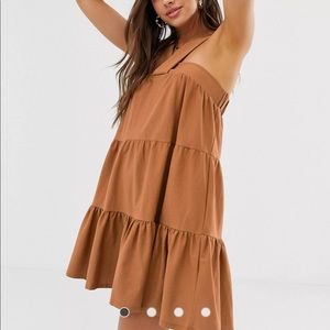 ASOS Design twist top mini dress